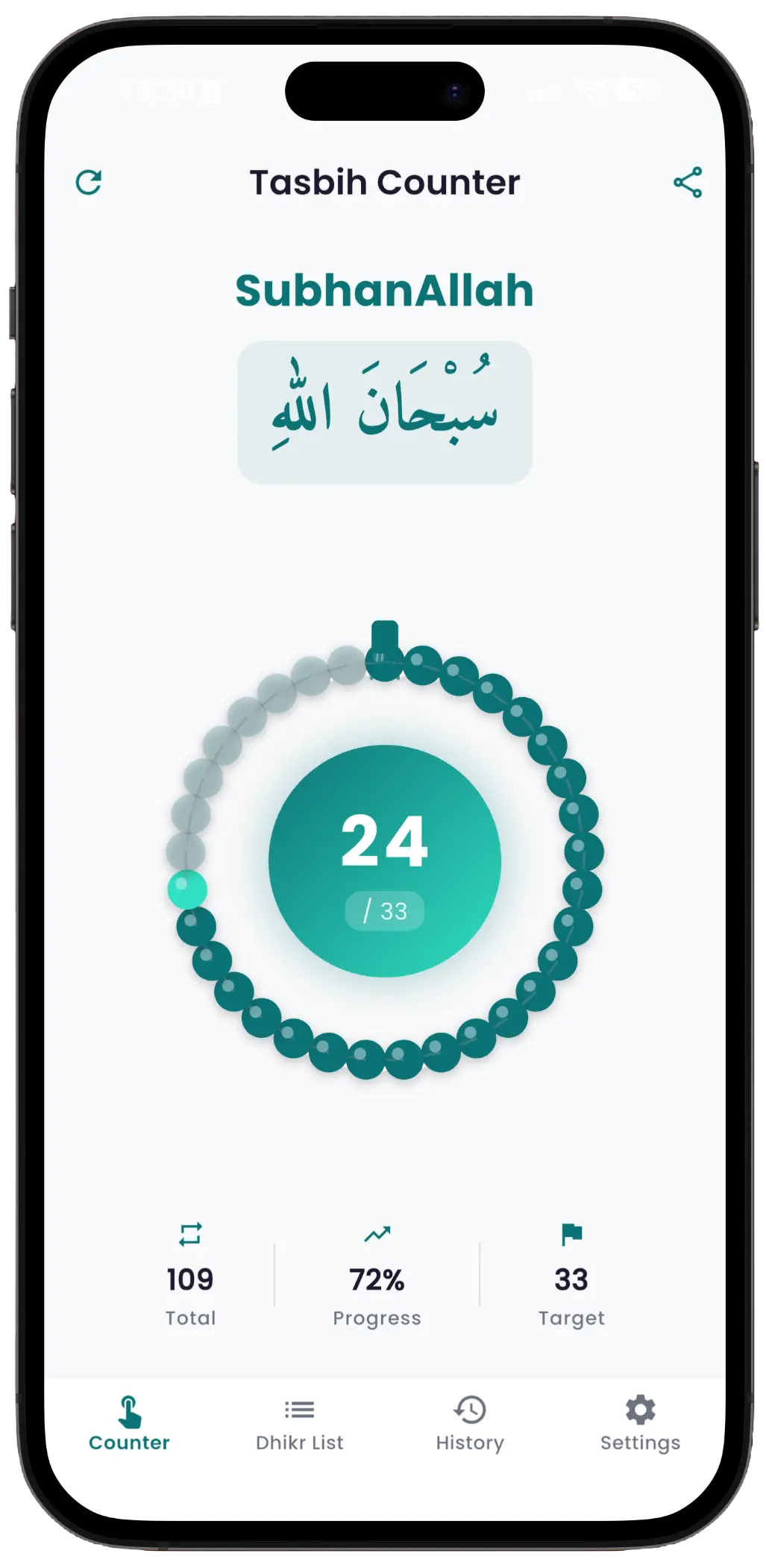 Tasbih Counter App